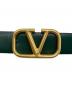 VALENTINO (ヴァレンティノ) シグネチャー ベルト グリーン サイズ:120/48：15000円