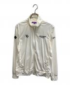 BEAMS GOLFビームスゴルフ）の古着「PURPLE LABEL / スフィダンテ エアシャット ブルゾン」｜ベージュ
