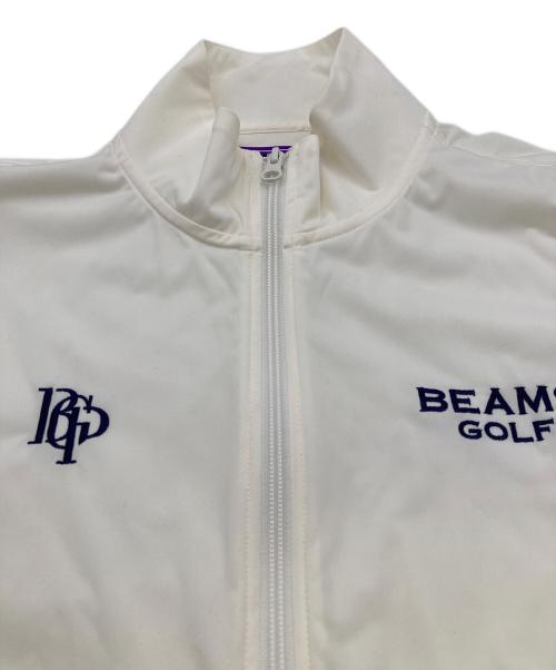 BEAMS GOLF（ビームスゴルフ）BEAMS GOLF (ビームスゴルフ) PURPLE LABEL / スフィダンテ エアシャット ブルゾン ベージュ サイズ:Lの古着・服飾アイテム