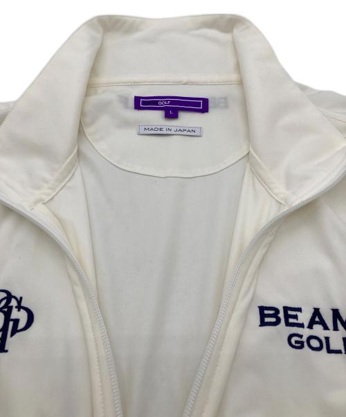 BEAMS GOLF（ビームスゴルフ）BEAMS GOLF (ビームスゴルフ) PURPLE LABEL / スフィダンテ エアシャット ブルゾン ベージュ サイズ:Lの古着・服飾アイテム