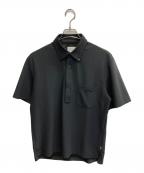 MACKINTOSH PHILOSOPHYマッキントッシュ フィロソフィー）の古着「トロッター ボタンダウンポロシャツ トリコットジャージー」｜ブラック