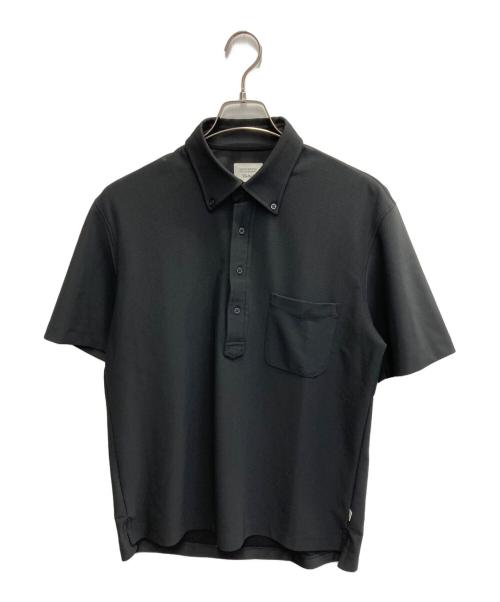 MACKINTOSH PHILOSOPHY（マッキントッシュ フィロソフィー）MACKINTOSH PHILOSOPHY (マッキントッシュ フィロソフィー) トロッター ボタンダウンポロシャツ トリコットジャージー ブラック サイズ:Lの古着・服飾アイテム