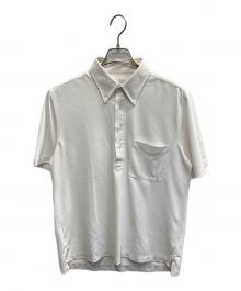 MACKINTOSH PHILOSOPHY（マッキントッシュ フィロソフィー）の古着「トロッター 鹿の子ジャージー ボタンダウンポロ」｜ホワイト