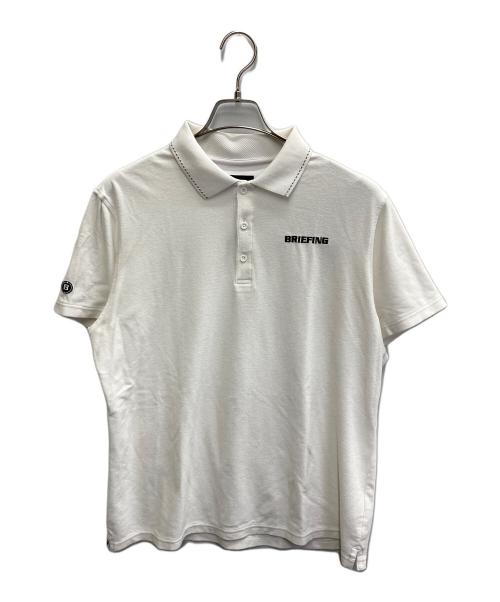BRIEFING（ブリーフィング）BRIEFING (ブリーフィング) ポロシャツ ホワイト サイズ:Lの古着・服飾アイテム