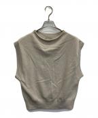 MARGARET HOWELLマーガレットハウエル）の古着「WOOL CASHMERE SLIPOVER」｜ベージュ