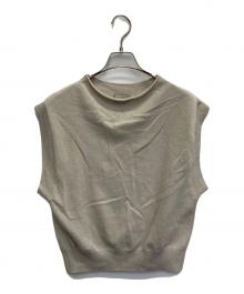 MARGARET HOWELL（マーガレットハウエル）の古着「WOOL CASHMERE SLIPOVER」｜ベージュ