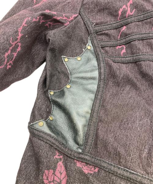 OZZON（オッズオン）OZZON (オッズオン) フリルデザインジャケット パープル サイズ:記載なしの古着・服飾アイテム