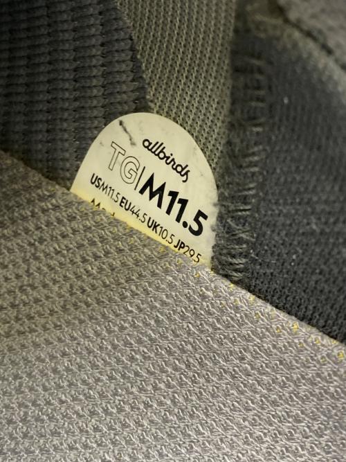 Allbirds（オールバーズ）allbirds (オールバーズ) ツリーグライダー グレー サイズ:29.5 未使用品の古着・服飾アイテム