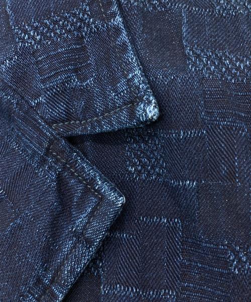 bluetrick（ブルートリック）bluetrick (ブルートリック) インディゴパッチテーラードジャケット インディゴ サイズ:4の古着・服飾アイテム