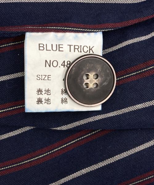 bluetrick（ブルートリック）bluetrick (ブルートリック) インディゴパッチテーラードジャケット インディゴ サイズ:4の古着・服飾アイテム