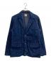 bluetrick（ブルートリック）の古着「インディゴパッチテーラードジャケット」｜インディゴ