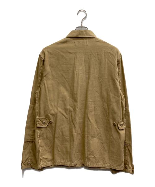 REMI RELIEF（レミレリーフ）REMI RELIEF (レミレリーフ) Military Shirt Jacket ベージュ サイズ:Lの古着・服飾アイテム
