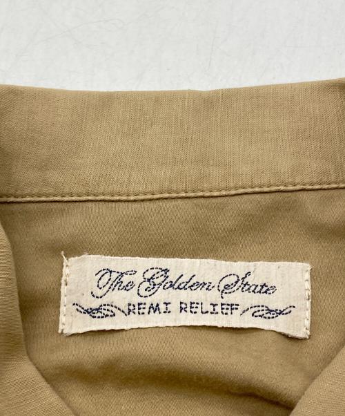 REMI RELIEF（レミレリーフ）REMI RELIEF (レミレリーフ) Military Shirt Jacket ベージュ サイズ:Lの古着・服飾アイテム