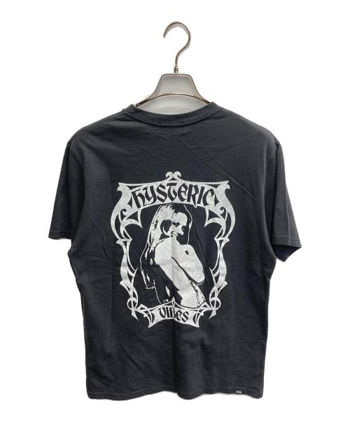 Hysteric Glamour（ヒステリックグラマー）Hysteric Glamour (ヒステリックグラマー) 24SS HYSTERIC VIBES Tシャツ グレー サイズ:Lの古着・服飾アイテム