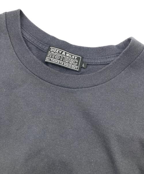 Hysteric Glamour（ヒステリックグラマー）Hysteric Glamour (ヒステリックグラマー) 24SS HYSTERIC VIBES Tシャツ グレー サイズ:Lの古着・服飾アイテム