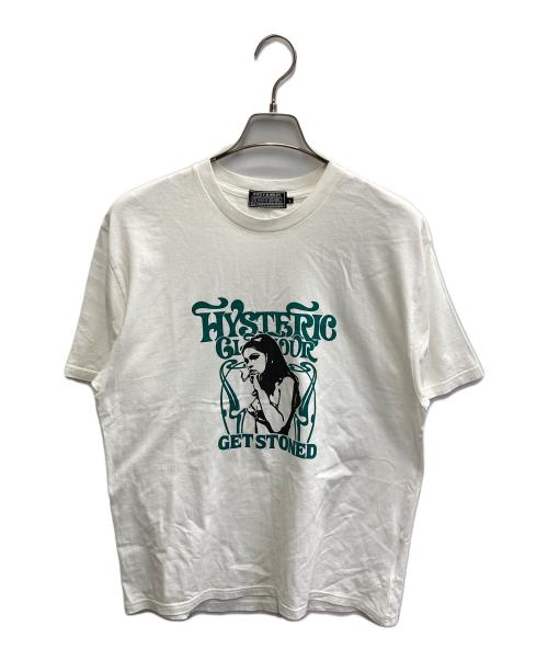 Hysteric Glamour（ヒステリックグラマー）Hysteric Glamour (ヒステリックグラマー) GET STONED Tシャツ ホワイト サイズ:Lの古着・服飾アイテム
