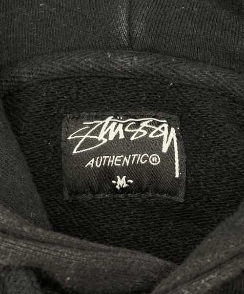 stussy（ステューシー）stussy (ステューシー) 00ｓ 星条旗刺繍パーカー ブラック サイズ:Mの古着・服飾アイテム