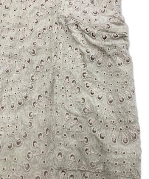 doux bleu（ドゥーブルー）doux bleu (ドゥーブルー) 刺繍ワンピース ベージュ サイズ:FREEの古着・服飾アイテム
