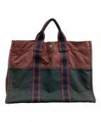 HERMESエルメス）の古着「フールトゥMMトートバッグ」｜ボルドー