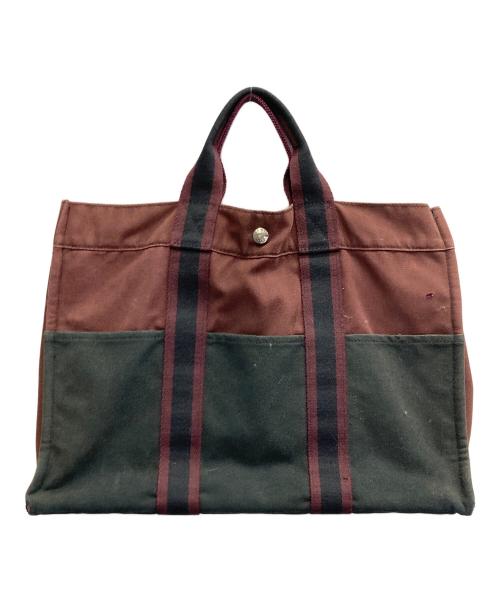 HERMES（エルメス）HERMES (エルメス) フールトゥMMトートバッグ ボルドーの古着・服飾アイテム