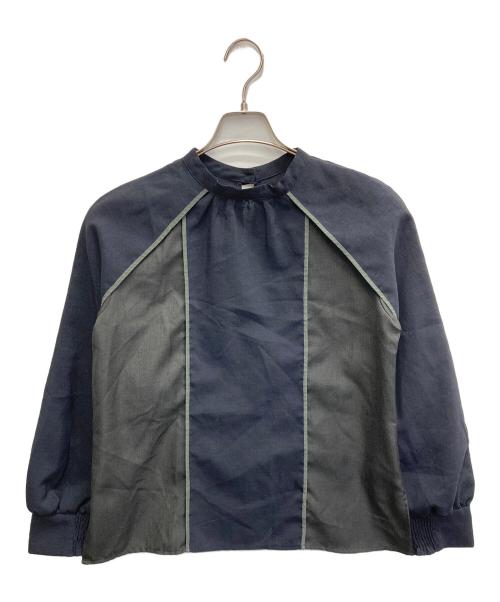 UNITED TOKYO（ユナイテッドトーキョー）UNITED TOKYO (ユナイテッドトーキョー) ブラウス ネイビーの古着・服飾アイテム