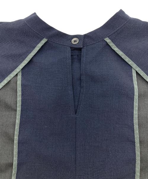 UNITED TOKYO（ユナイテッドトーキョー）UNITED TOKYO (ユナイテッドトーキョー) ブラウス ネイビーの古着・服飾アイテム