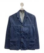 A.P.C.アーペーセー）の古着「オープンカラーデニムジャケット」｜ネイビー
