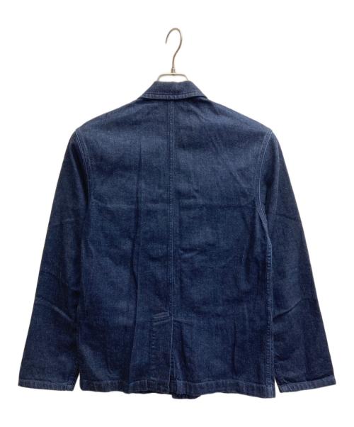 A.P.C.（アーペーセー）A.P.C. (アーペーセー) オープンカラーデニムジャケット ネイビー サイズ:XSの古着・服飾アイテム