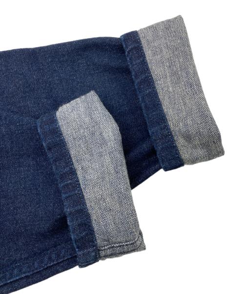 A.P.C.（アーペーセー）A.P.C. (アーペーセー) オープンカラーデニムジャケット ネイビー サイズ:XSの古着・服飾アイテム
