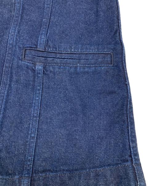 A.P.C.（アーペーセー）A.P.C. (アーペーセー) オープンカラーデニムジャケット ネイビー サイズ:XSの古着・服飾アイテム
