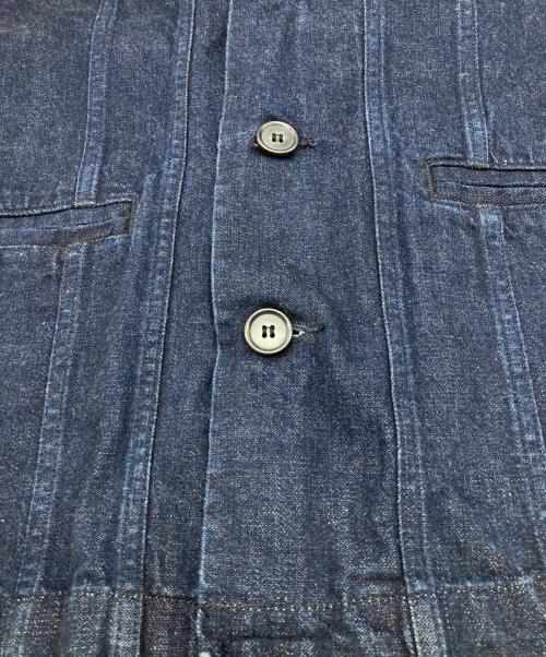 A.P.C.（アーペーセー）A.P.C. (アーペーセー) オープンカラーデニムジャケット ネイビー サイズ:XSの古着・服飾アイテム
