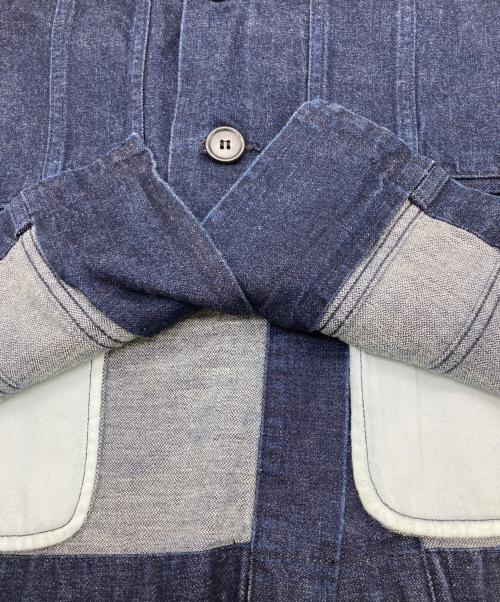 A.P.C.（アーペーセー）A.P.C. (アーペーセー) オープンカラーデニムジャケット ネイビー サイズ:XSの古着・服飾アイテム