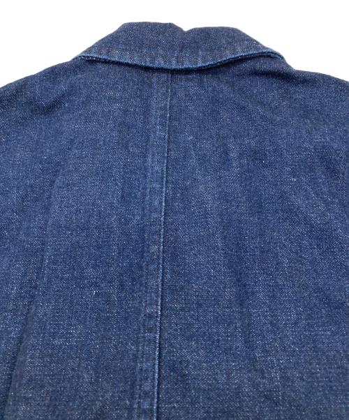 A.P.C.（アーペーセー）A.P.C. (アーペーセー) オープンカラーデニムジャケット ネイビー サイズ:XSの古着・服飾アイテム