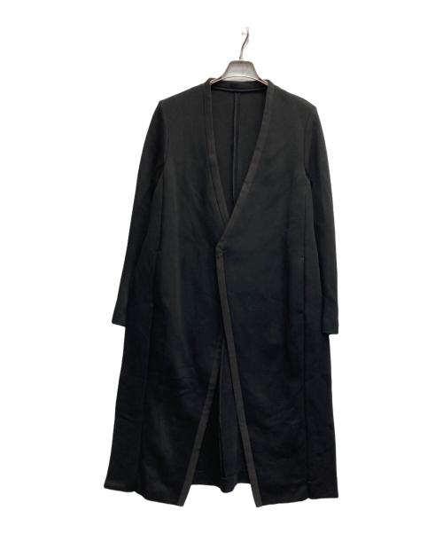 Bajra（バジュラ）Bajra (バジュラ) ノーカラーコート ブラック サイズ:3の古着・服飾アイテム
