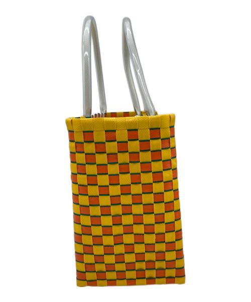 MARNI（マルニ）MARNI (マルニ) ピクニックバッグ オレンジ×ホワイトの古着・服飾アイテム