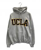 RUSSELL ATHLETICラッセルアスレチック）の古着「Sweat Parka UCL」｜グレー