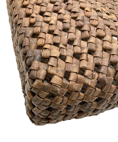 かごや（カゴヤ）かごや (カゴヤ) カゴバッグ ブラウンの古着・服飾アイテム