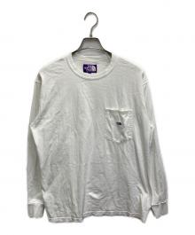 THE NORTHFACE PURPLELABEL（ザ・ノースフェイス パープルレーベル）の古着「7oz ロングスリーブ ポケットTシャツ」｜ホワイト
