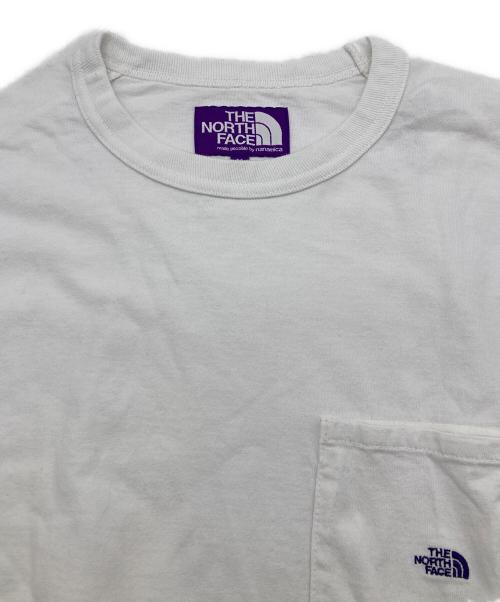 THE NORTHFACE PURPLELABEL（ザ・ノースフェイス パープルレーベル）THE NORTHFACE PURPLELABEL (ザ・ノースフェイス パープルレーベル) 7oz ロングスリーブ ポケットTシャツ ホワイト サイズ:Mの古着・服飾アイテム