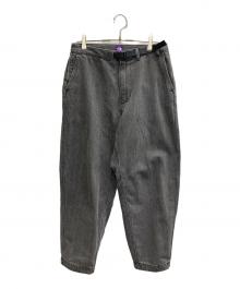 THE NORTHFACE PURPLELABEL（ザ・ノースフェイス パープルレーベル）の古着「Denim Wide Tapered Field Pants Gray」｜グレー