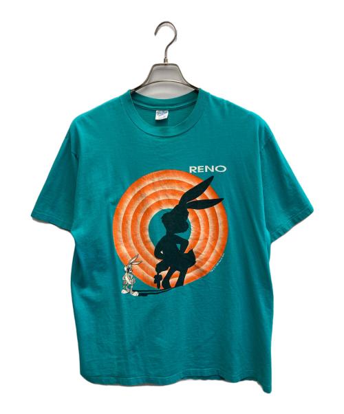 velva sheen（ベルバシーン）velva sheen (ベルバシーン) 90’SプリントTシャツ グリーン サイズ:XLの古着・服飾アイテム