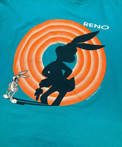velva sheen（ベルバシーン）velva sheen (ベルバシーン) 90’SプリントTシャツ グリーン サイズ:XLの古着・服飾アイテム