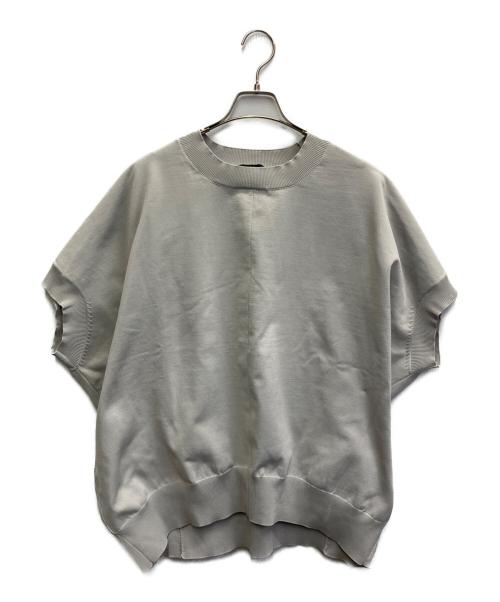 mizuiro-ind（ミズイロインド）mizuiro-ind (ミズイロインド) crew-neck cocoon vest グレー サイズ:FREEの古着・服飾アイテム