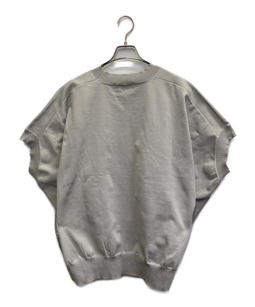 mizuiro-ind（ミズイロインド）mizuiro-ind (ミズイロインド) crew-neck cocoon vest グレー サイズ:FREEの古着・服飾アイテム