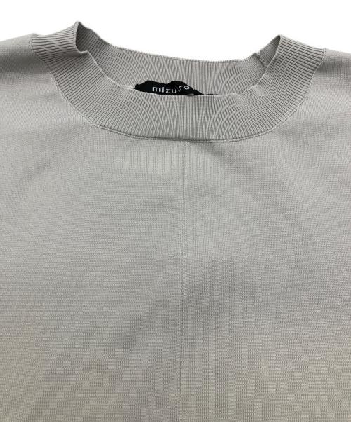 mizuiro-ind（ミズイロインド）mizuiro-ind (ミズイロインド) crew-neck cocoon vest グレー サイズ:FREEの古着・服飾アイテム