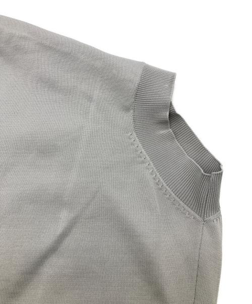mizuiro-ind（ミズイロインド）mizuiro-ind (ミズイロインド) crew-neck cocoon vest グレー サイズ:FREEの古着・服飾アイテム