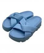 Ferragamoフェラガモ）の古着「Air Lug Slides」｜スカイブルー