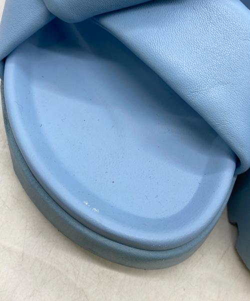 Ferragamo（フェラガモ）Ferragamo (フェラガモ) Air Lug Slides スカイブルー サイズ:8の古着・服飾アイテム