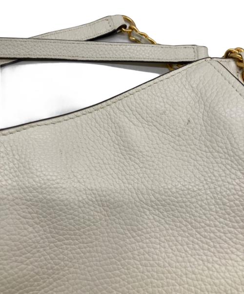 TORY BURCH（トリーバーチ）TORY BURCH (トリーバーチ) チェーンショルダートートバッグ ホワイトの古着・服飾アイテム