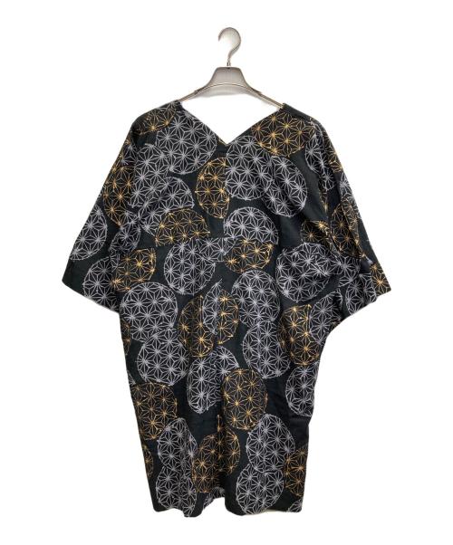 SOU・SOU（ソウソウ）SOU・SOU (ソウソウ) 総柄ワンピース ブラック サイズ:Mの古着・服飾アイテム